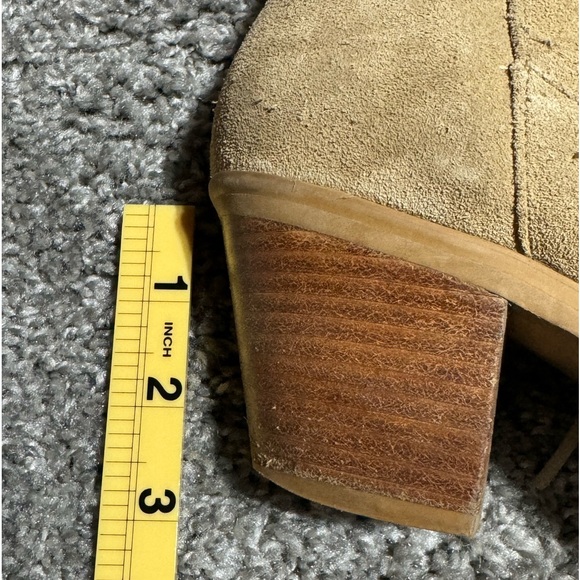 Rebecca Minkoff Tan Western Suede Boot Bootie 8.5 - Picture 2 of 10